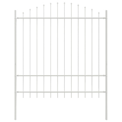 Recinzione per Giardino 7 pcs Bianco 170 x 215 cm