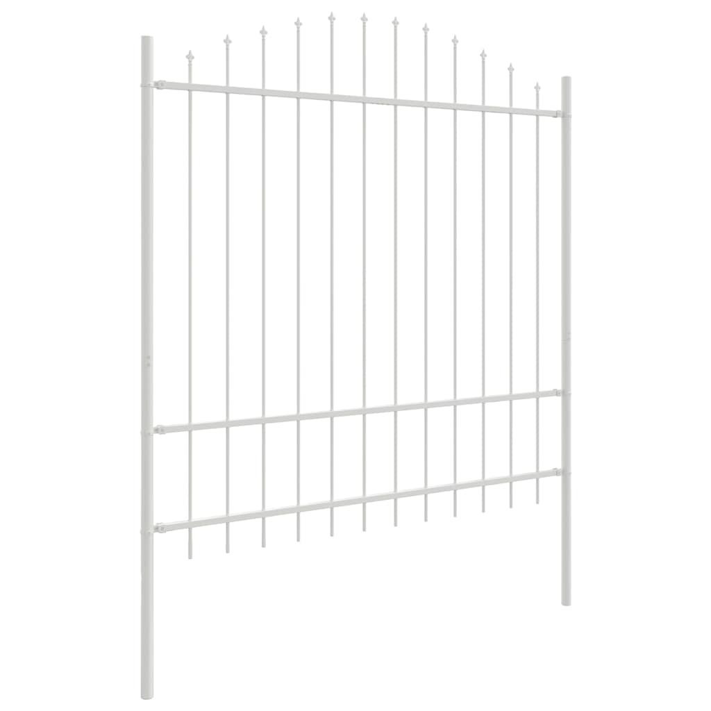 Recinzione per Giardino 7 pcs Bianco 170 x 215 cm