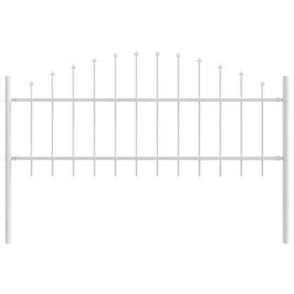 Recinzione per Giardino 8 pcs Bianco 170 x 140 cm
