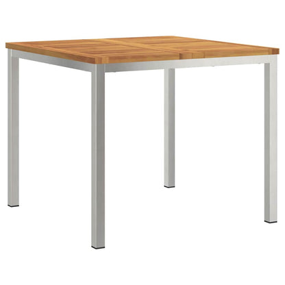 Set da Pranzo per Giardino 5 pcs Legno di Acacia Massello