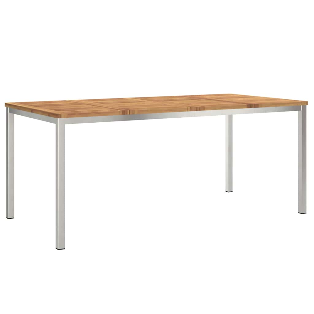 Set da Pranzo per Giardino 5 pcs Legno di Acacia Massello