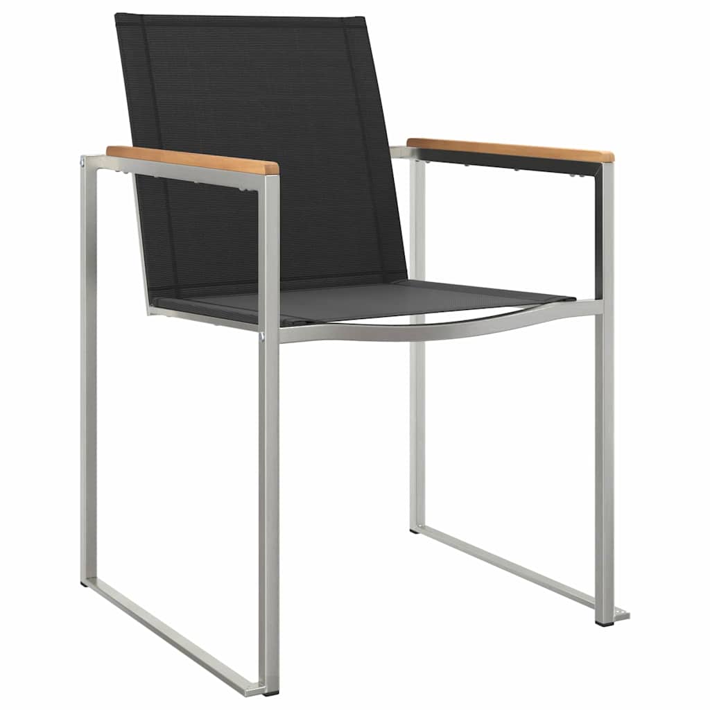 Set da Pranzo per Giardino 3 pcs Legno di Acacia Massello