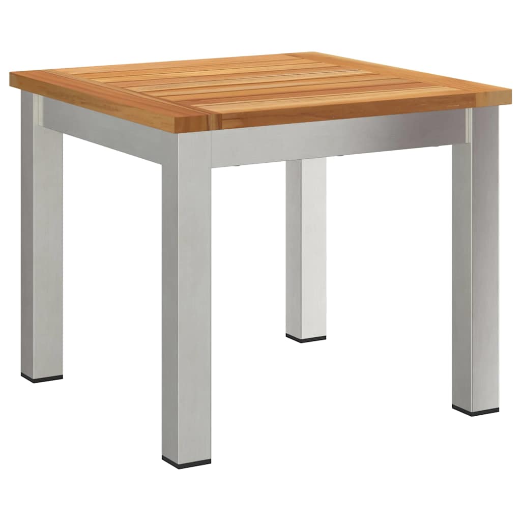 Lettino da sole 3 pcs Marrone Legno di teak solido