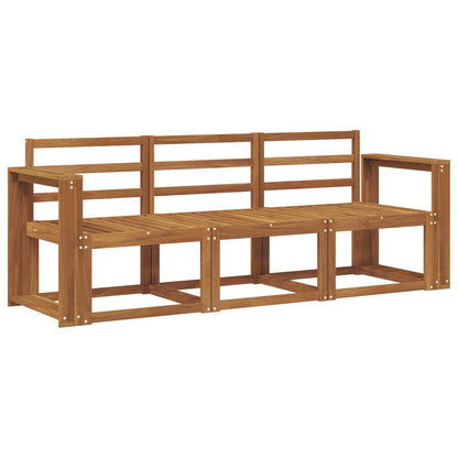 Set di divani da esterno 3 pcs Naturale