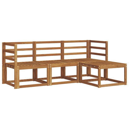 Set di divani da esterno 4 pcs Naturale