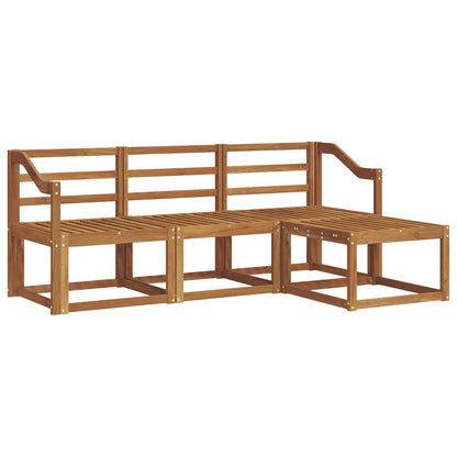 Set di divani da esterno 4 pcs Naturale