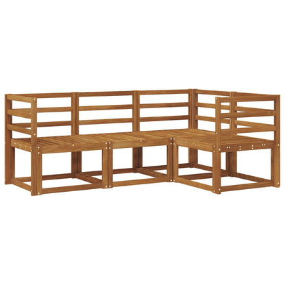 Set di divani da esterno 4 pcs Naturale