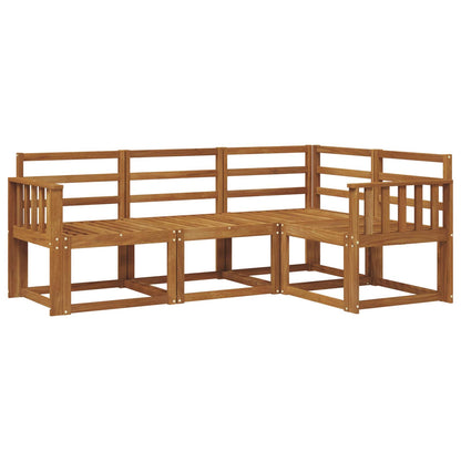 Set di divani da esterno 4 pcs Naturale