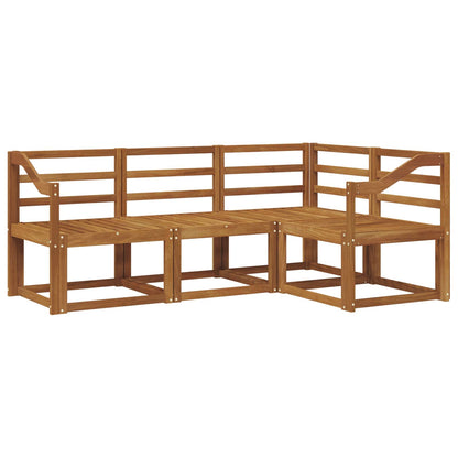 Set di divani da esterno 4 pcs Naturale