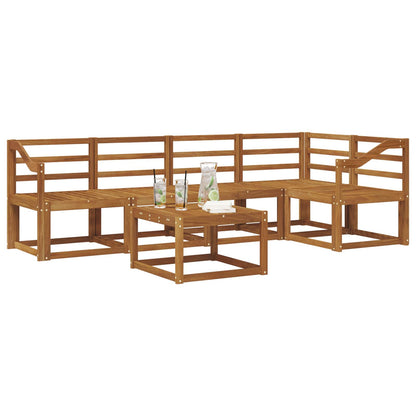 Set di divani Naturale Legno di Acacia Massello
