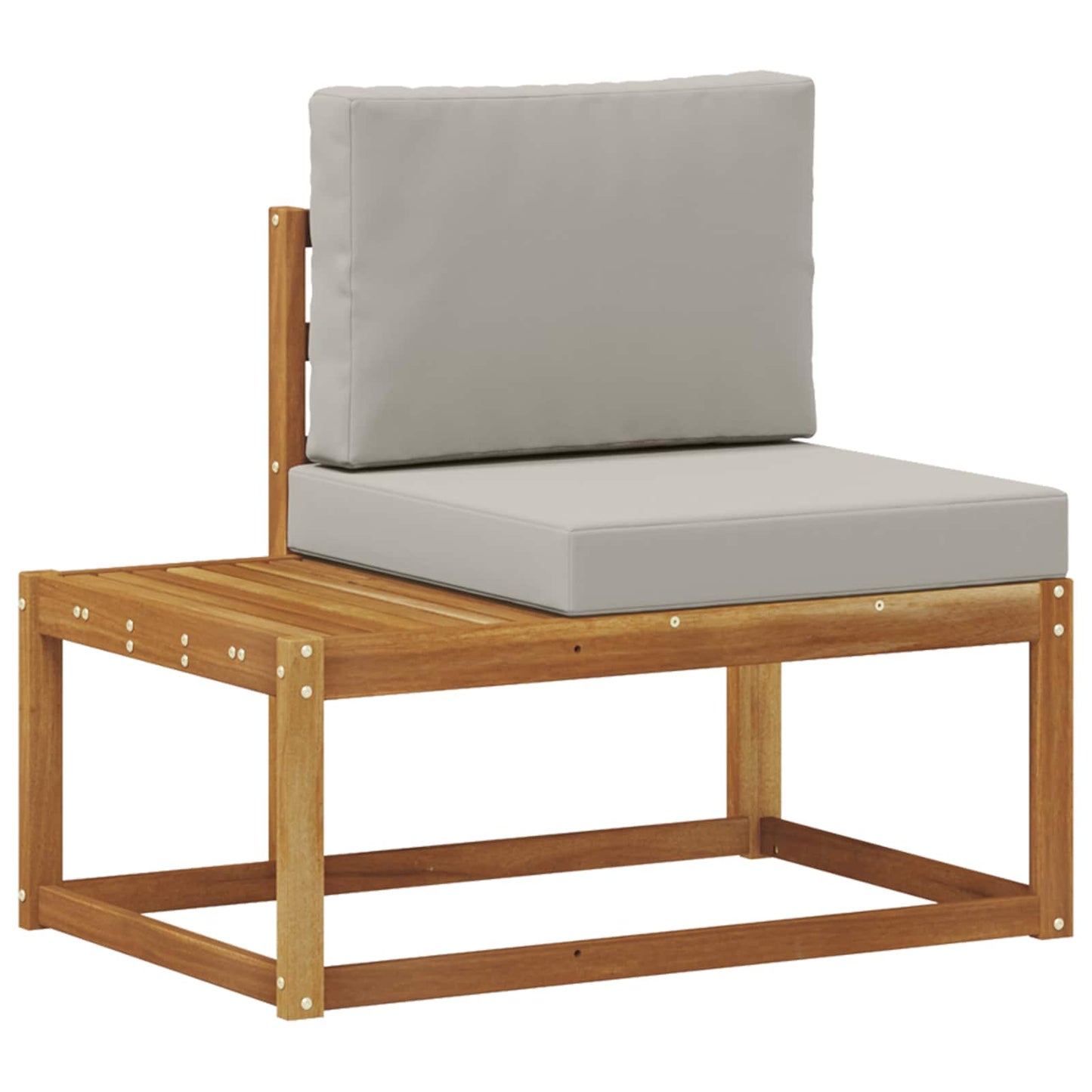 Set di divani da esterno con cuscino 3 pcs Naturale