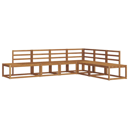 Set di divani da esterno 6 Pezzo Naturale