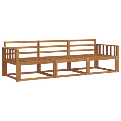 Set di divani da esterno 3 pcs Naturale