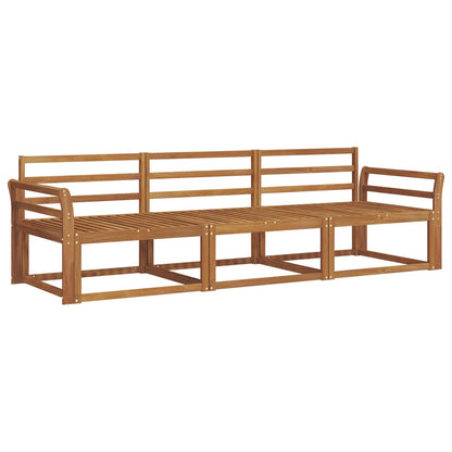 Set di divani da esterno 3 pcs Naturale