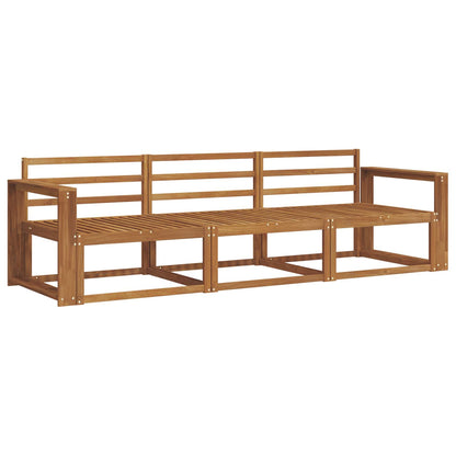 Set di divani da esterno 3 pcs Naturale