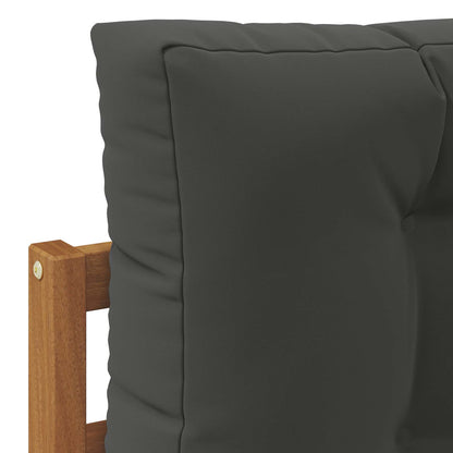 Set di divani da esterno con cuscino 3 pcs Naturale e Antracite