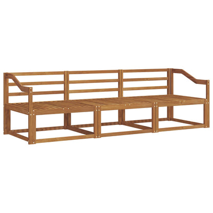 Set di divani da esterno 3 pcs Naturale