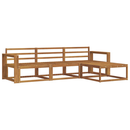 Set di divani da esterno 4 pcs Naturale