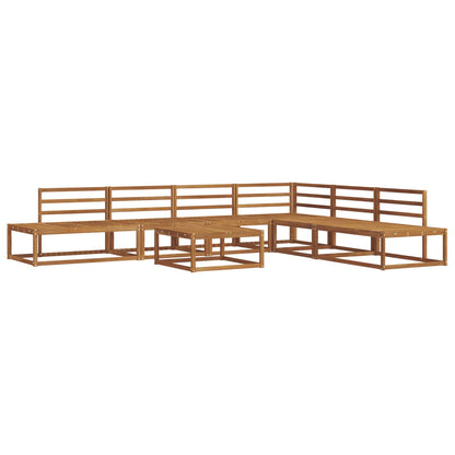 Set di divani da esterno 7 Pezzo Naturale