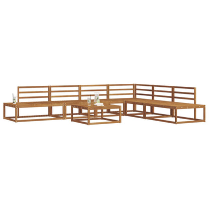 Set di divani da esterno 7 Pezzo Naturale