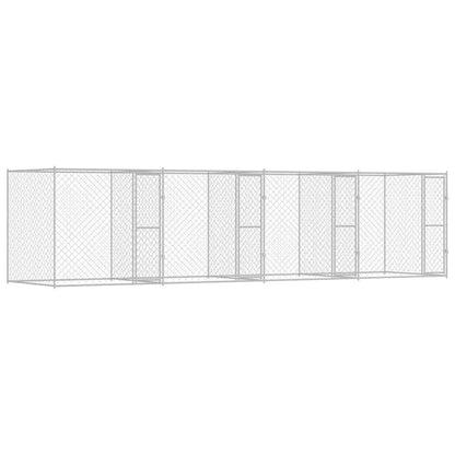 Gabbia per cani Argento 800 x 200 x 200 cm Acciaio zincato