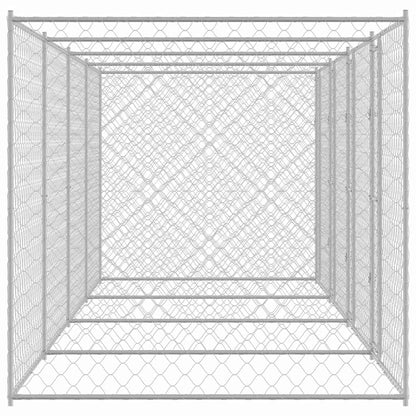 Gabbia per cani Argento 800 x 200 x 200 cm Acciaio zincato