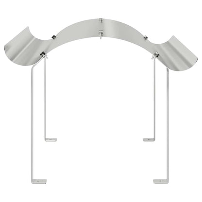Cappello per Camino Argento 59,5 x 50 x 36,5 cm