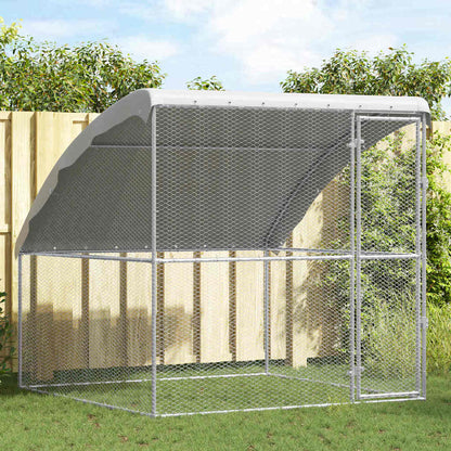 Gabbia per polli Argento 2 x 2 x 2 m Acciaio zincato