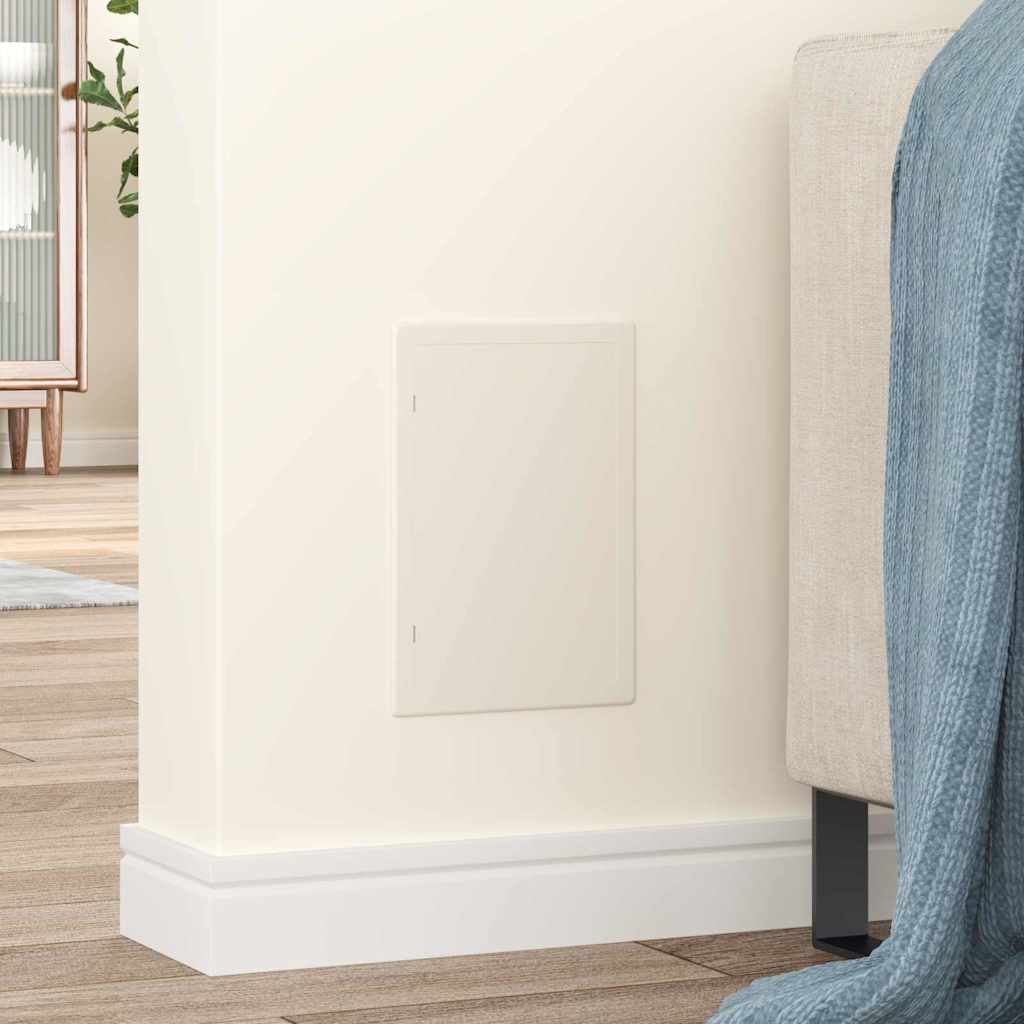Pannelli di Accesso 2 pcs Bianco 15 x 23 cm Plastica ABS