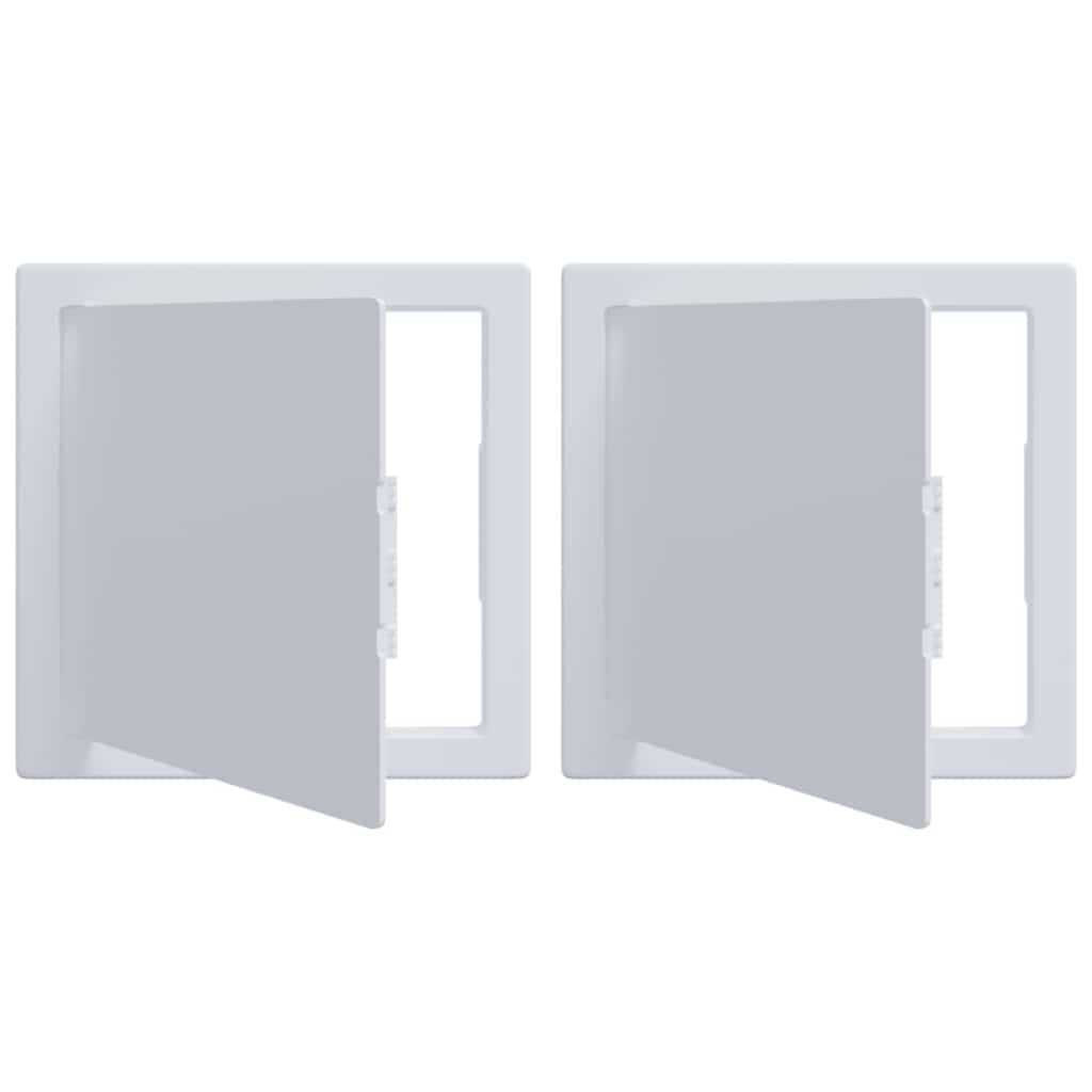 Pannelli di Accesso 2 pcs Bianco 20 x 20 cm Plastica ABS