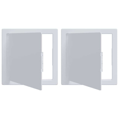 Pannelli di Accesso 2 pcs Bianco 20 x 20 cm Plastica ABS