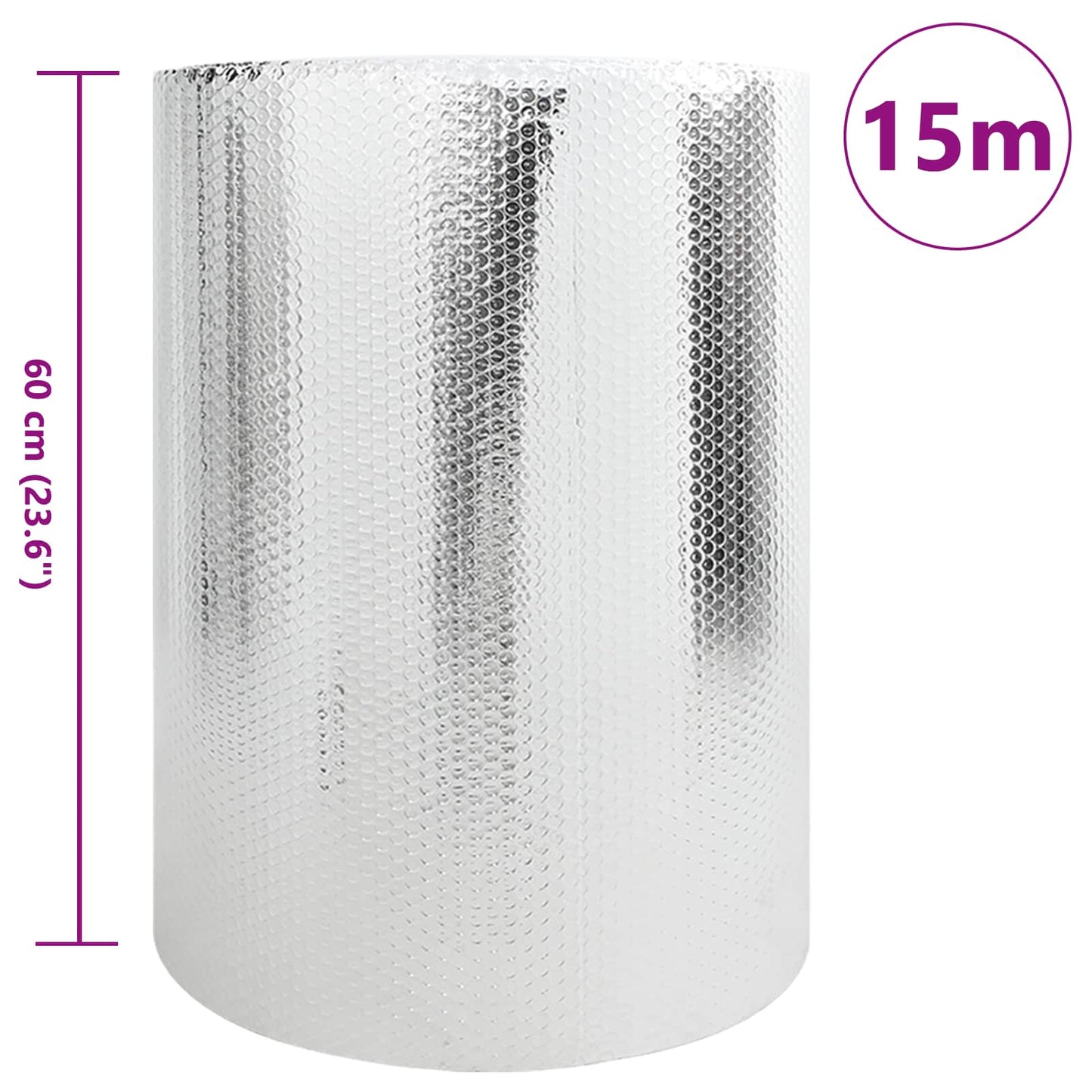 Riflettore di calore per termosifoni Argento 30 x 0.6 m