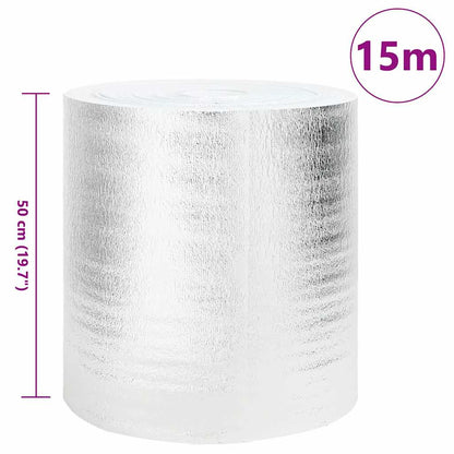 Riflettore di calore per termosifoni Argento 15 x 0,5 m