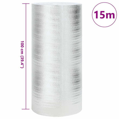 Riflettore di calore per termosifoni Argento 15 x 1 m
