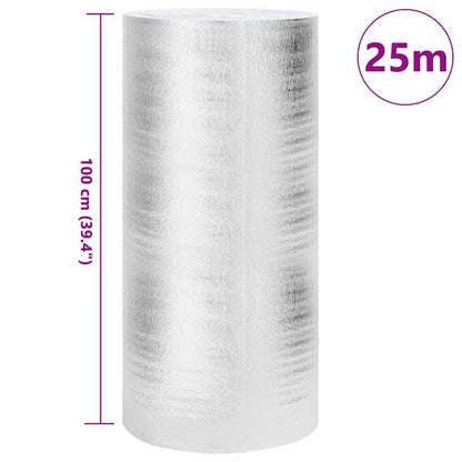 Riflettore di calore per termosifoni Argento 25 x 1 m