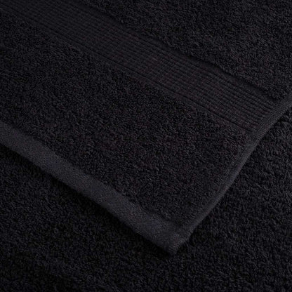 Asciugamano per Ospiti SOLUND 25 pcs Nero 100 x 200 cm 550 gsm