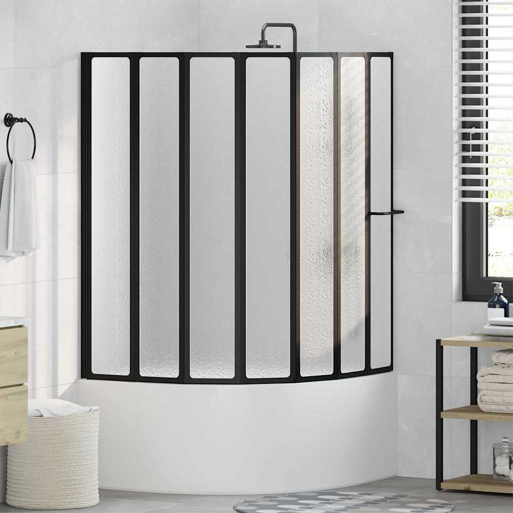 Parete doccia Altro Nero 168 x 140 cm Alluminio