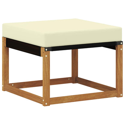 Set di divani da esterno con cuscino 4 pcs Naturale e Crema