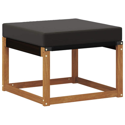 Set di divani da esterno con cuscino 5 pcs Naturale e Nero