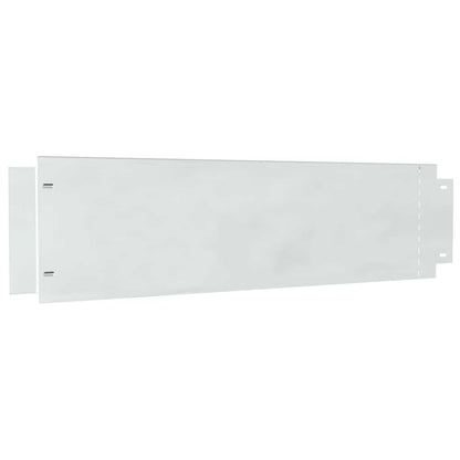 Bordure per prato 30 pcs Argento 100 x 25 x 0,07 cm