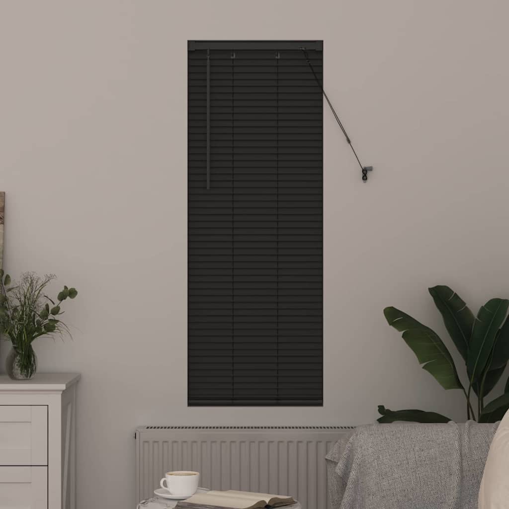 Tendaggi a veneziana Grigio scuro 130 x 50 cm Alluminio