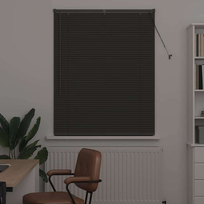 Tendaggi a veneziana Grigio scuro 130 x 105 cm Alluminio