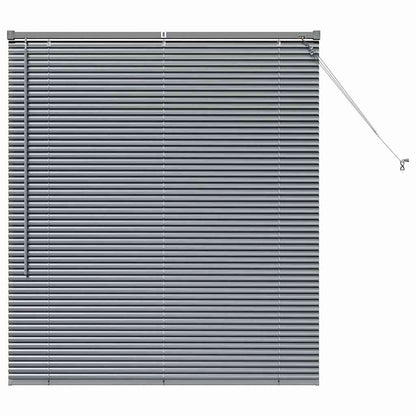 Tendaggi a veneziana Grigio scuro 130 x 110 cm Alluminio