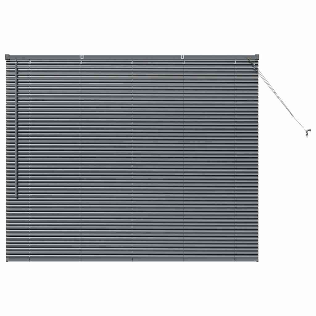 Tendaggi a veneziana Grigio scuro 130 x 155 cm Alluminio