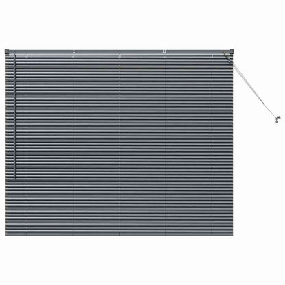 Tendaggi a veneziana Grigio scuro 130 x 155 cm Alluminio
