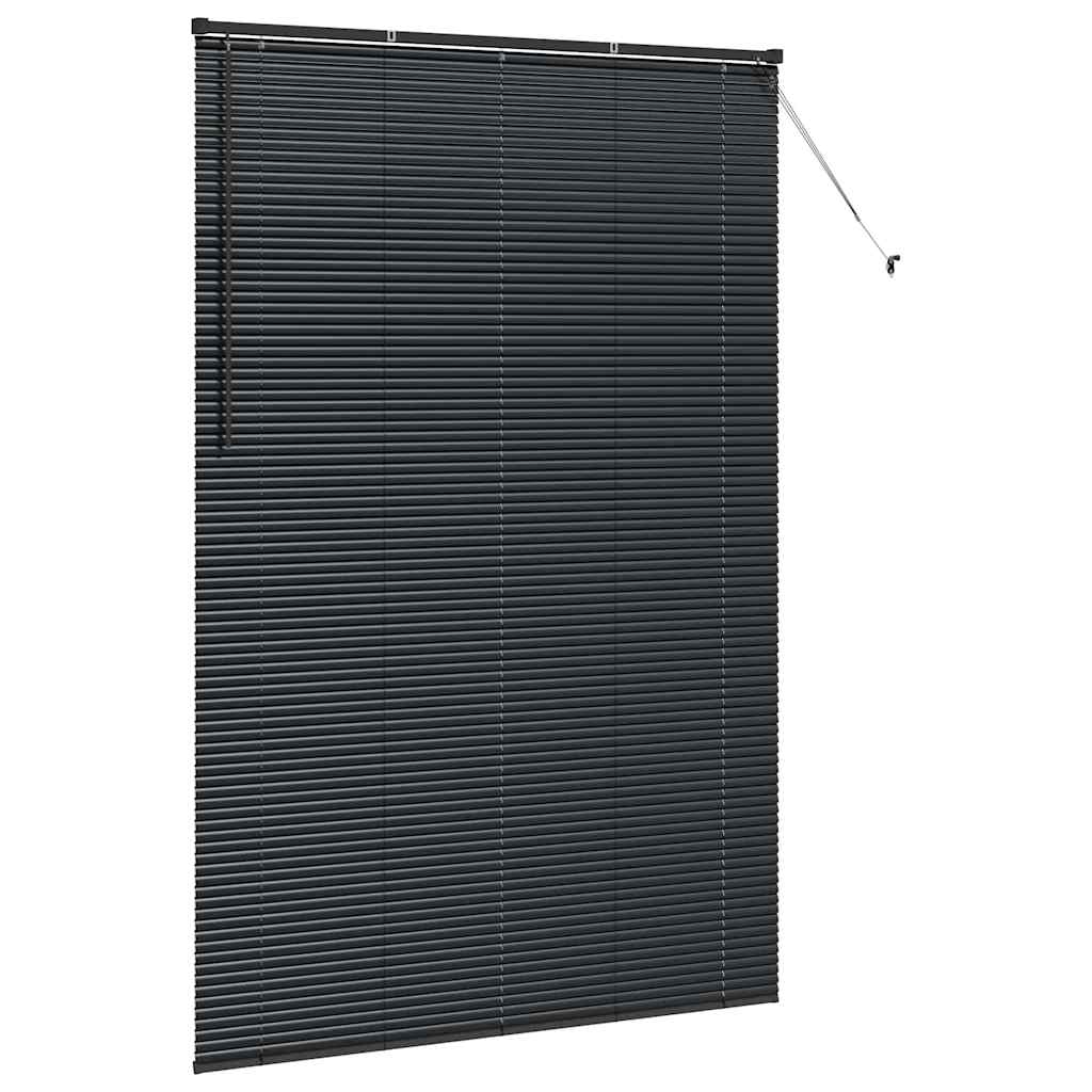 Tendaggi a veneziana Nero 220 x 145 cm Alluminio