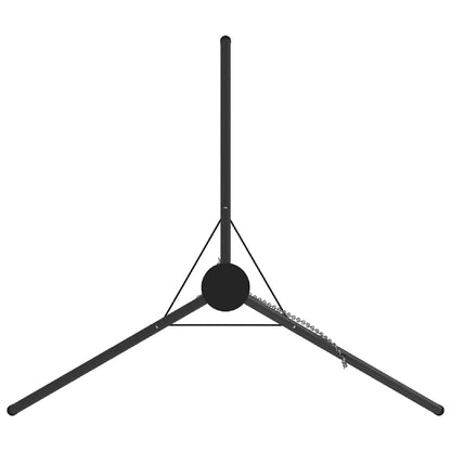 Treppiede da Campeggio Nero 92 x 92 x 191,5 cm Acciaio