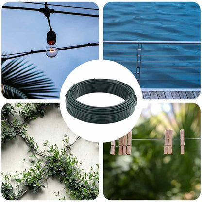 Filo di recinzione Verde 80 m PVC