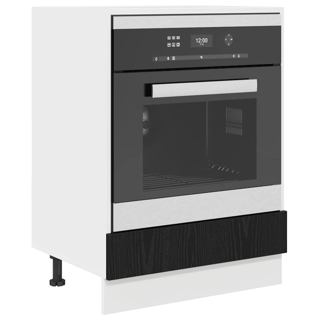 Armadio pensile Rovere Nero 60 x 46 x 81,5 cm Legno multistrato