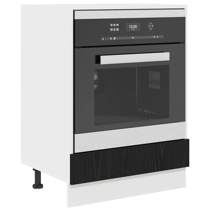 Armadio pensile Rovere Nero 60 x 46 x 81,5 cm Legno multistrato